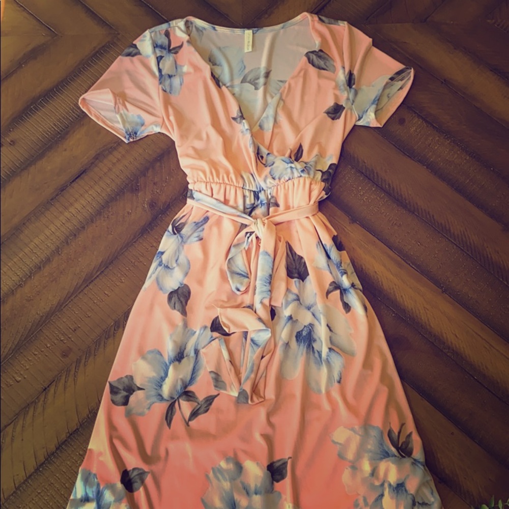PinkBlush Maternity High Low Dress